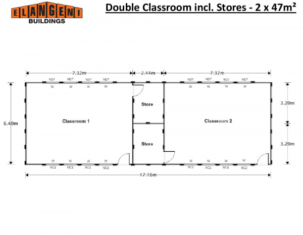 Double-Classroom-incl.-Stores-2-x-47m²